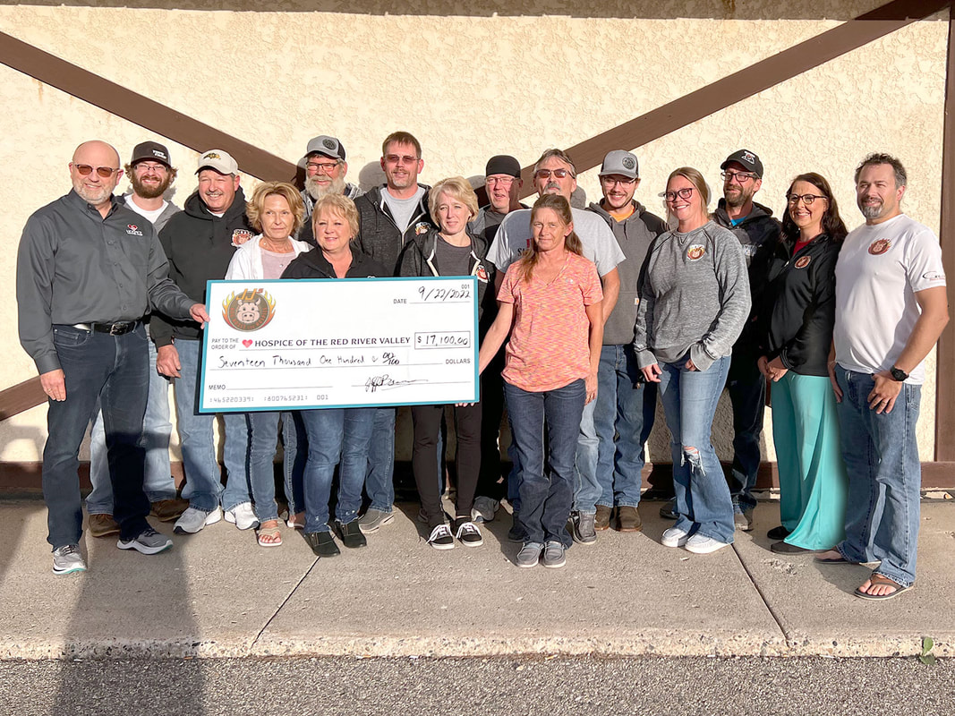 JJ's Hog Roast for Hospice raises over $17,000 for Hospice of the Red River Valley in 2022.
